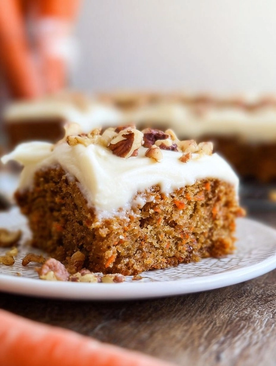 Carrot Cake Sheet Cake with Thick Cream Cheese Frosting