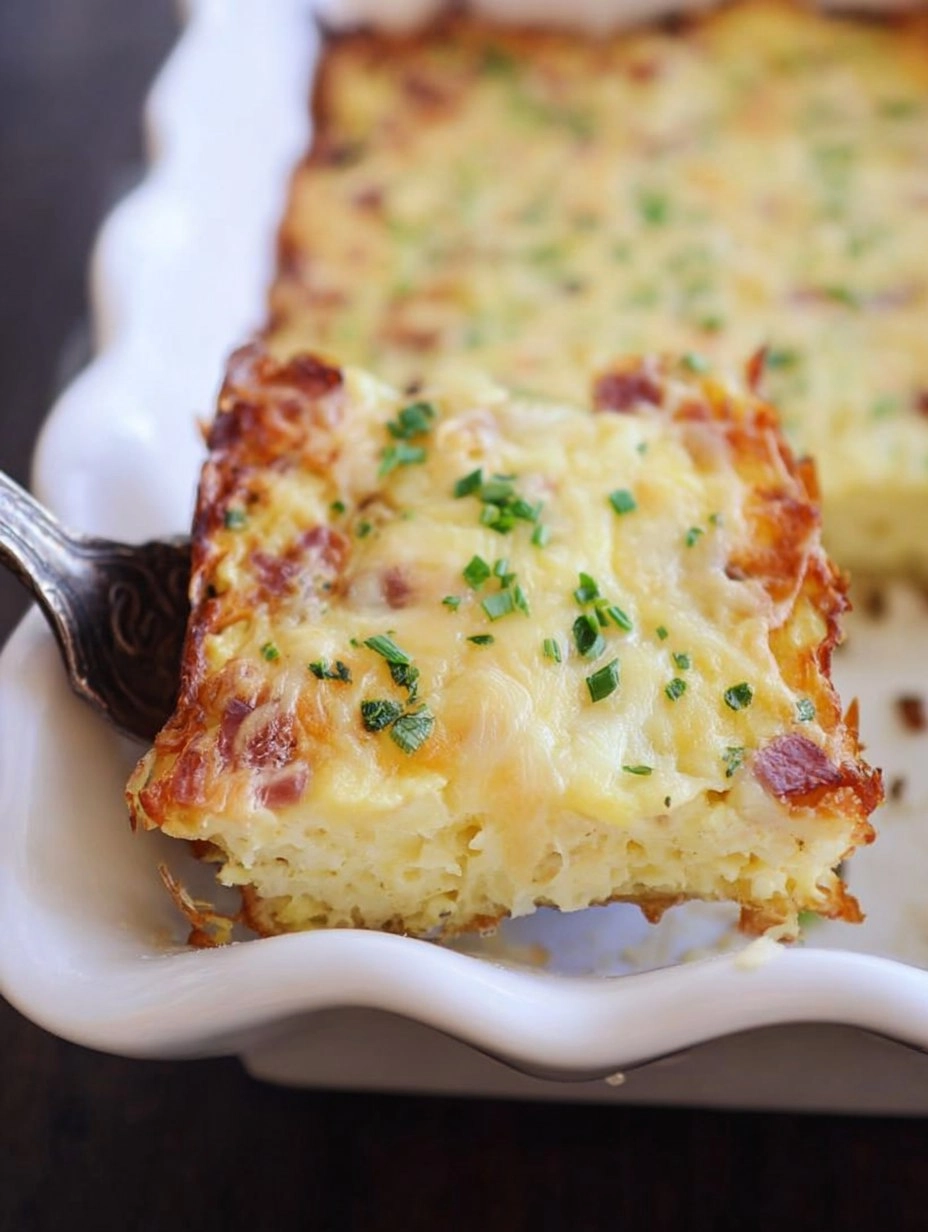 Cheesy Hash Brown Egg Bake (Crowd-Pleasing Easter Brunch Casserole)