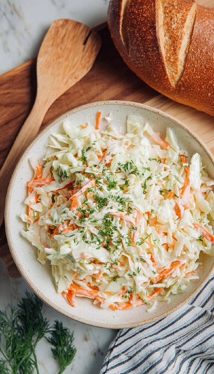 Classic Creamy Coleslaw (Better Than Deli-Style)