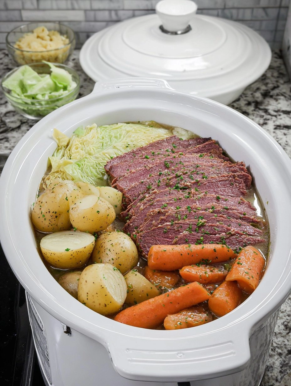 Corned Beef & Cabbage (Crockpot) 106 Corned Beef & Cabbage (Crockpot)