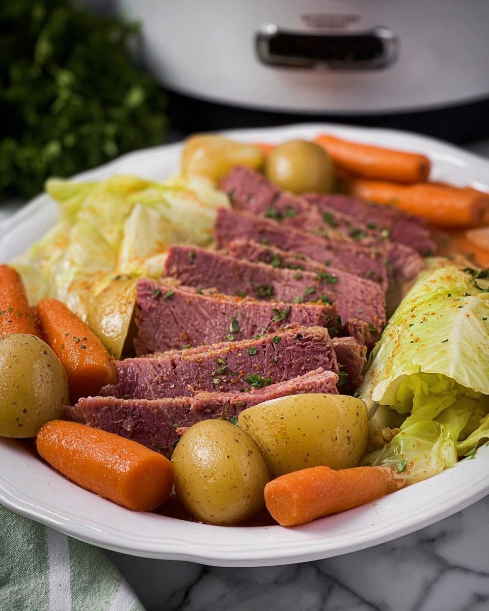 Corned Beef & Cabbage (Crockpot) 107 Corned Beef & Cabbage (Crockpot)