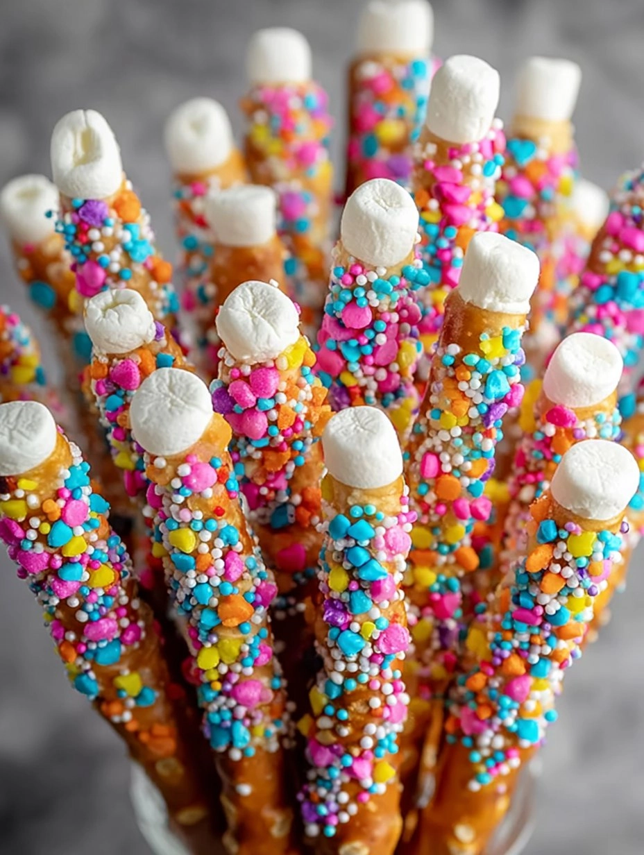 Dr. Seuss Truffula Tree Pretzel Rods to Delight Kids!