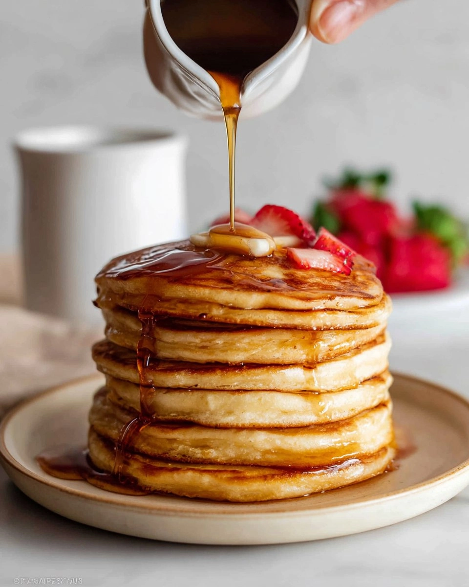 Fluffy Buttermilk Pancakes (Base Recipe for Any Topping)