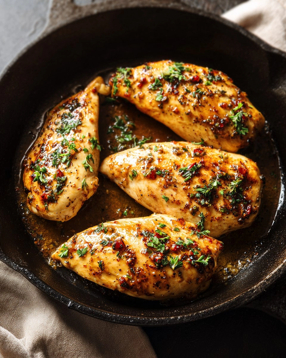 Garlic Butter Baked Chicken Breast 