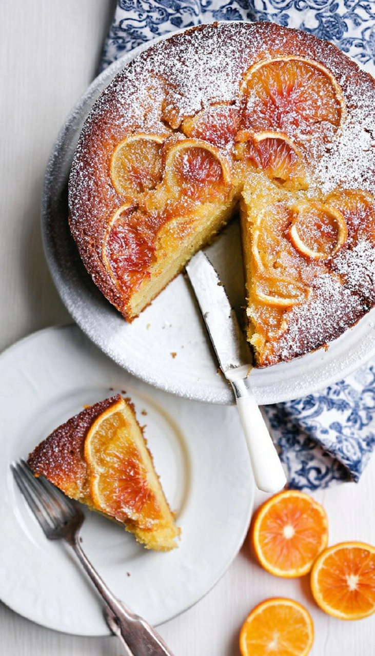 Glazed Blood Orange Olive Oil Cake (Ultra Moist Winter Citrus Loaf)