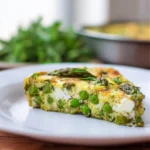 Herb-Goat-Cheese-Frittata-with-Asparagus-and-Peas-Recipe