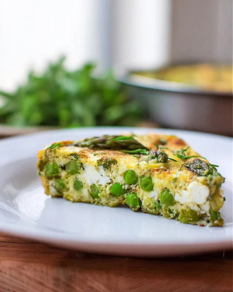 Herb-Goat-Cheese-Frittata-with-Asparagus-and-Peas-Recipe