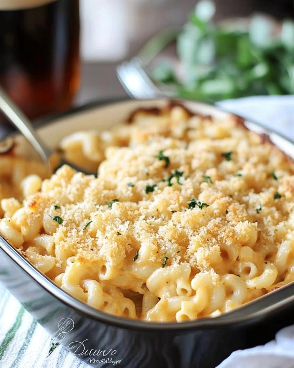 Irish Cheddar & Stout Mac and Cheese Bake 145 Irish Cheddar & Stout Mac and Cheese Bake