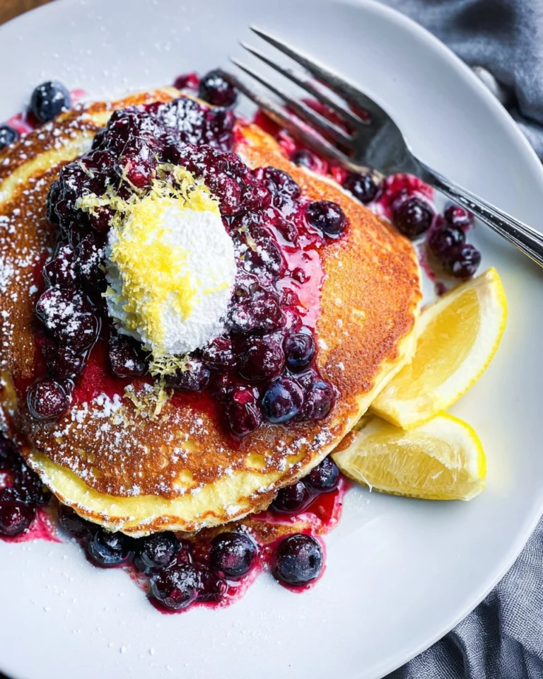 Lemon-Ricotta-Pancakes-with-Warm-Berry-Compote-Recipe