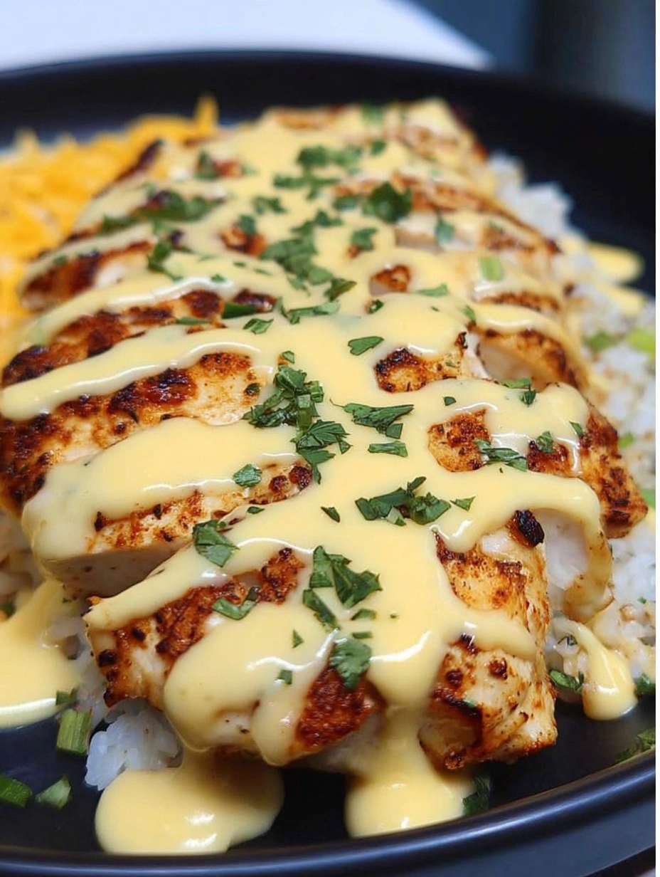 Mexican Chicken with Cheese Sauce