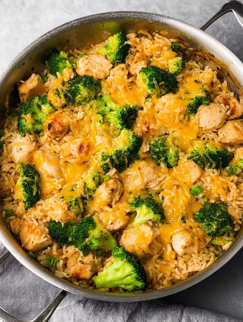 One Pan Cheesy Chicken Broccoli and Rice 126 One Pan Cheesy Chicken Broccoli and Rice