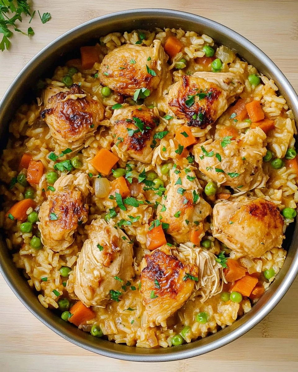 One Pot Chicken and Rice | Creamy Comfort Meal