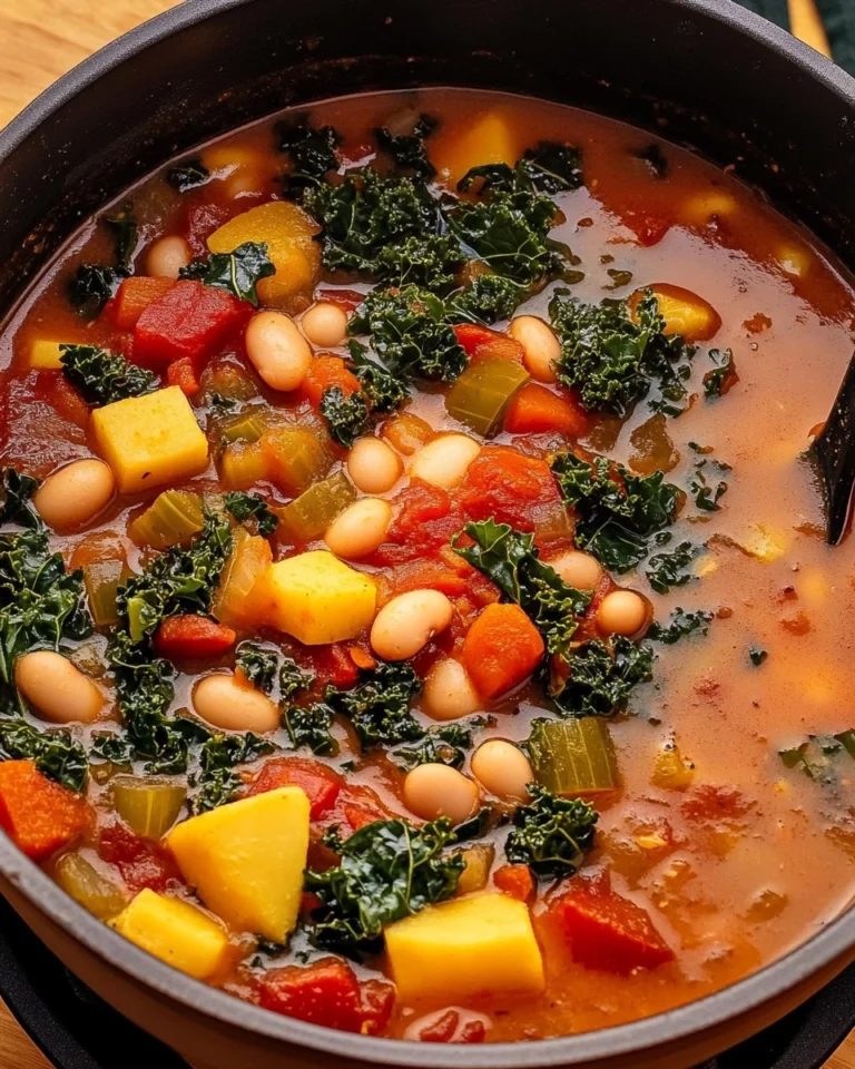 One-Pot-Creamy-Tuscan-White-Bean-Kale-Soup-Recipe