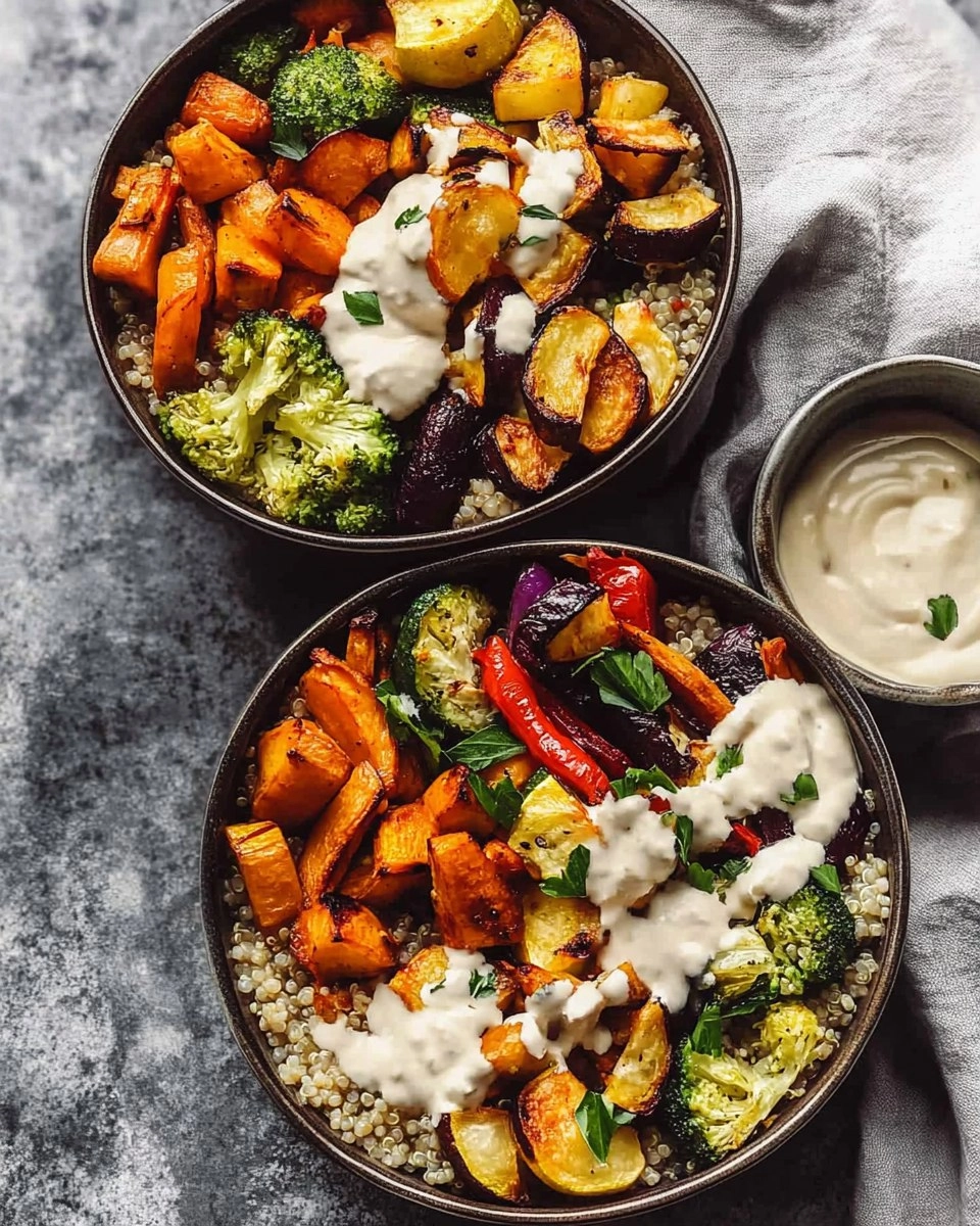 Quinoa Buddha Bowl | Healthy Grain Bowl with Roasted Veggies