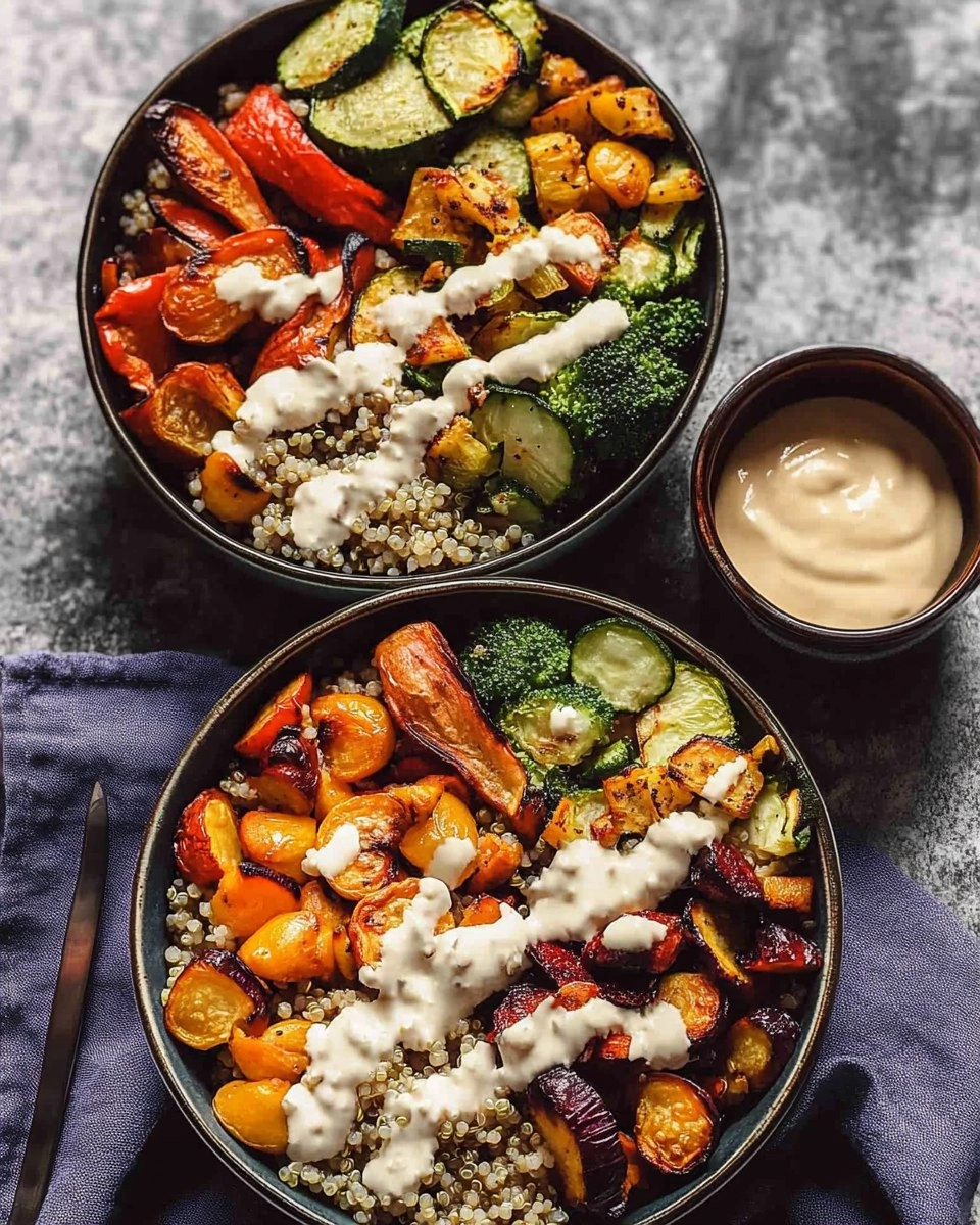 Quinoa Buddha Bowl | Healthy Grain Bowl with Roasted Veggies