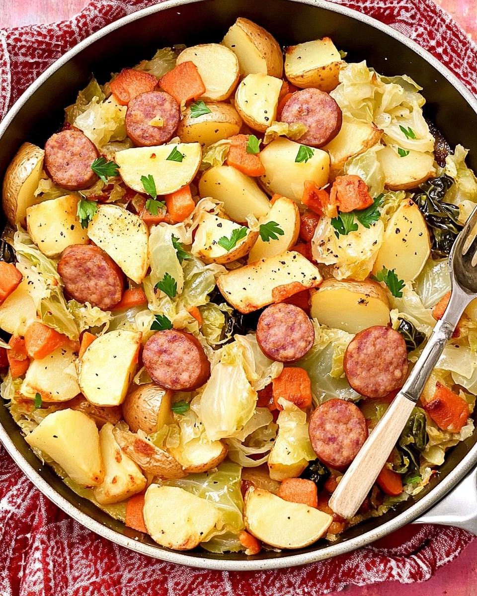Sheet-Pan Sausage, Cabbage & Potatoes (Easy Weeknight Dinner)