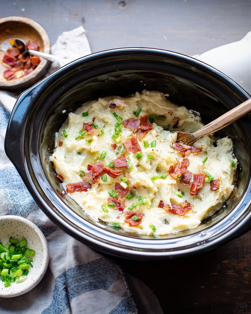 Slow Cooker Colcannon Potatoes | Easy Crockpot Dinner
