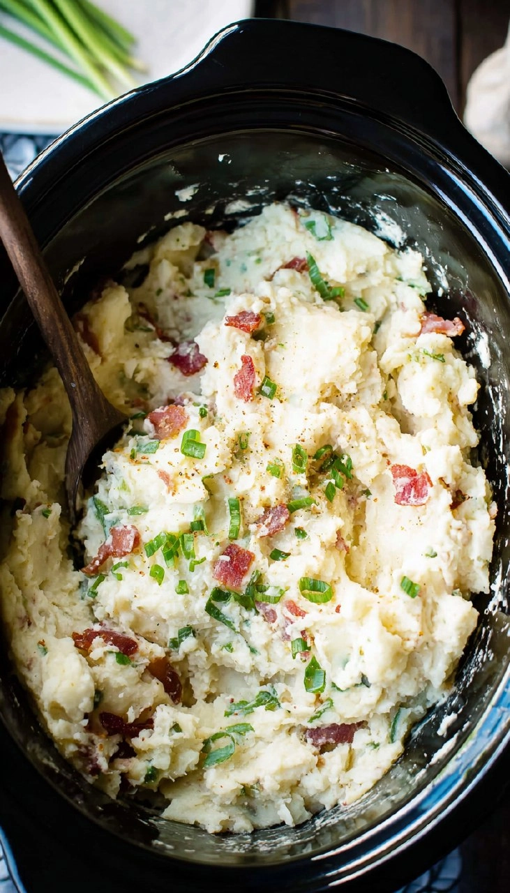 Slow Cooker Colcannon Potatoes | Easy Crockpot Dinner