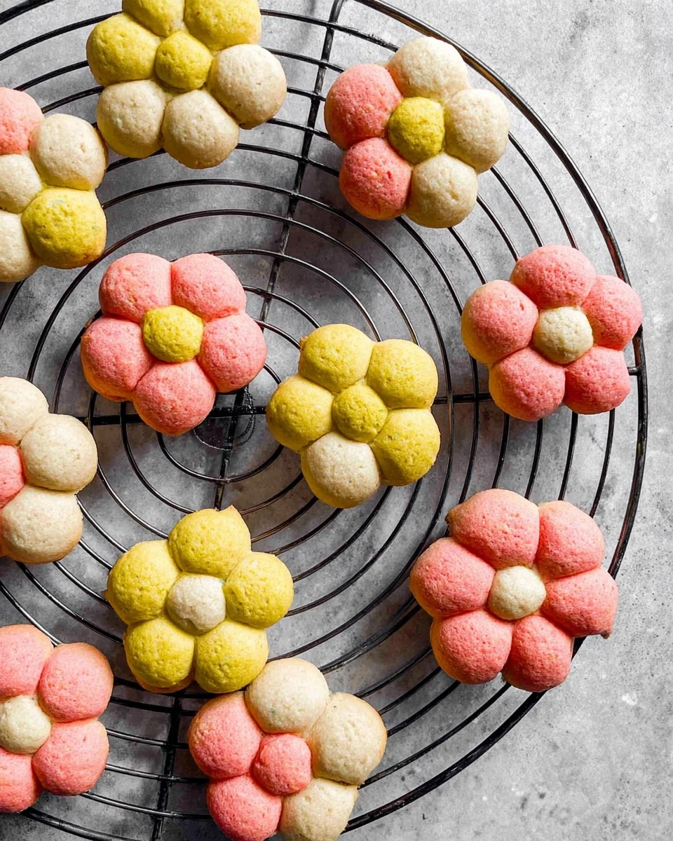 3-Ingredient Flower Shortbread Cookies | Buttery Mother's Day Gift Cookies