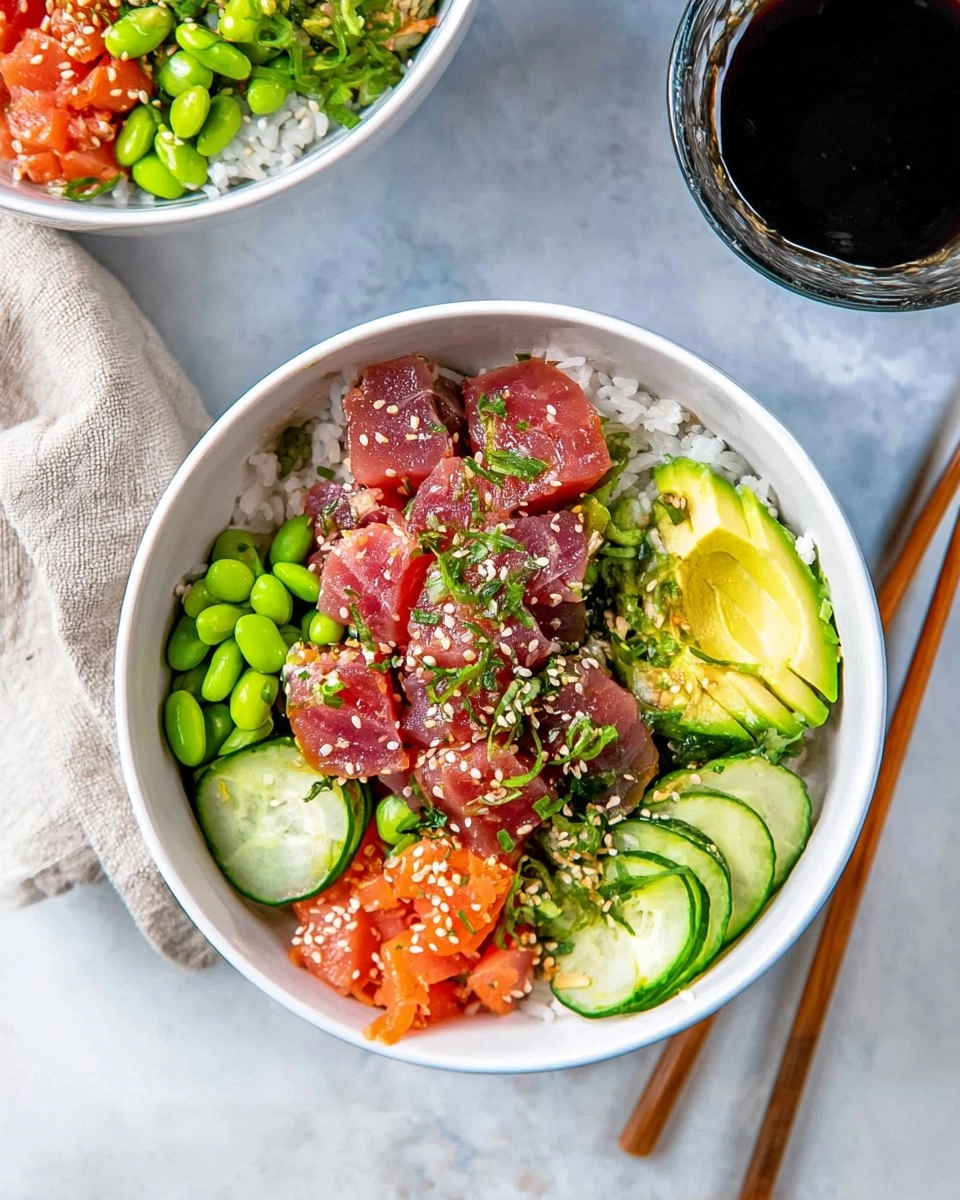 Ahi Tuna Poke Bowls