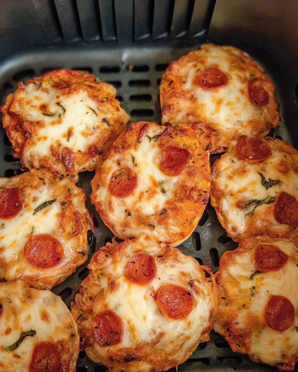 Air Fryer Bagel Pizza