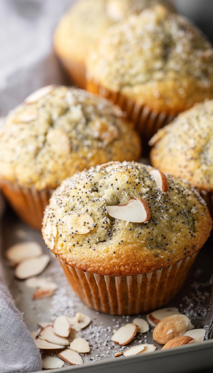 Almond Poppy Seed Muffins