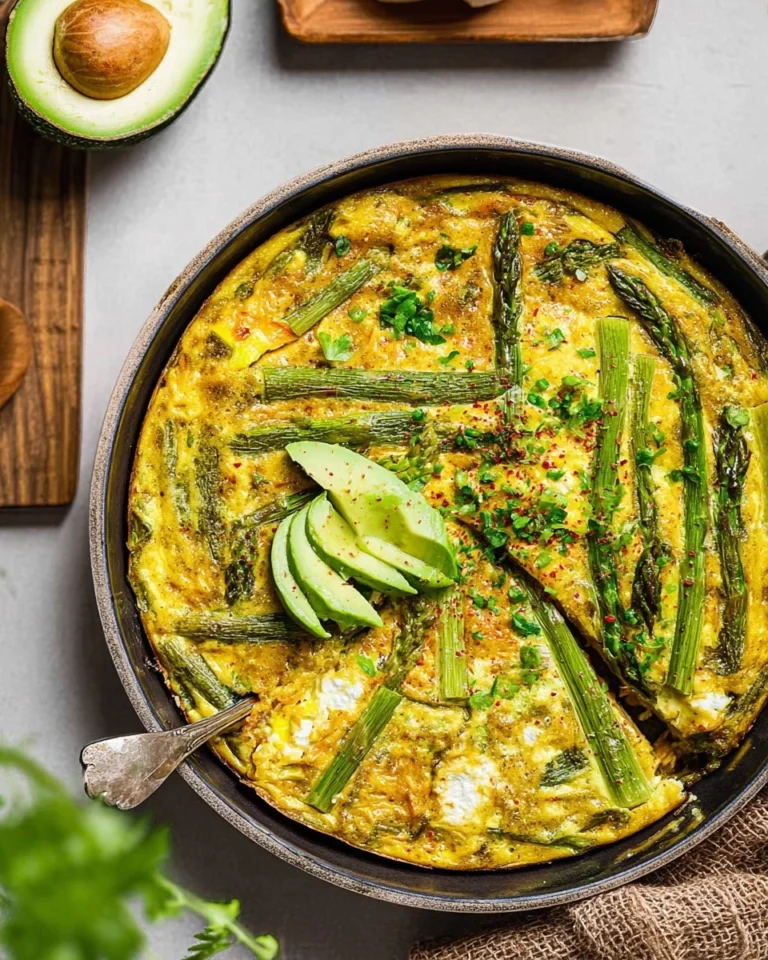 Asparagus-Frittata-with-Goat-Cheese-Sweet-Potatoes-Recipe