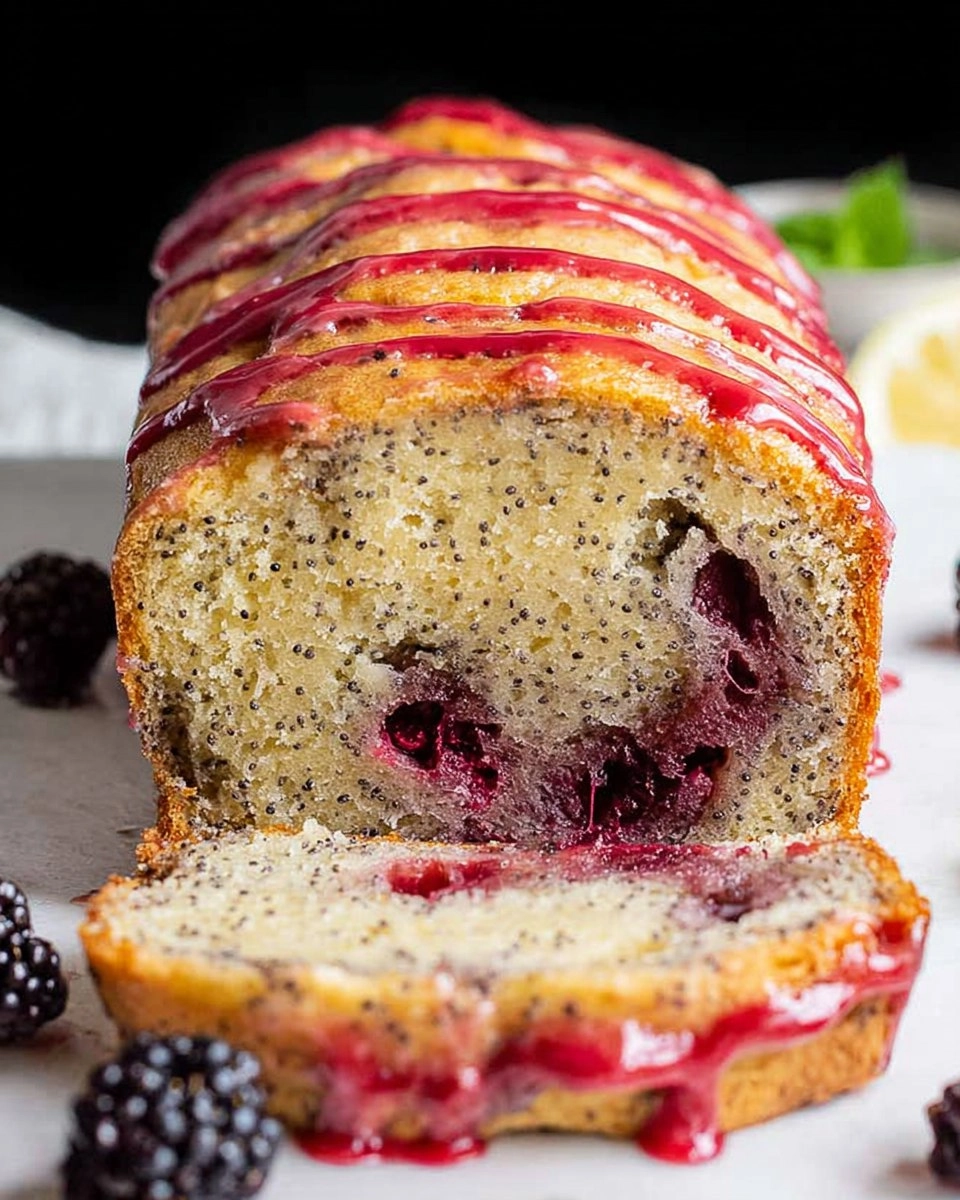 Blackberry Lemon Poppy Seed Loaf