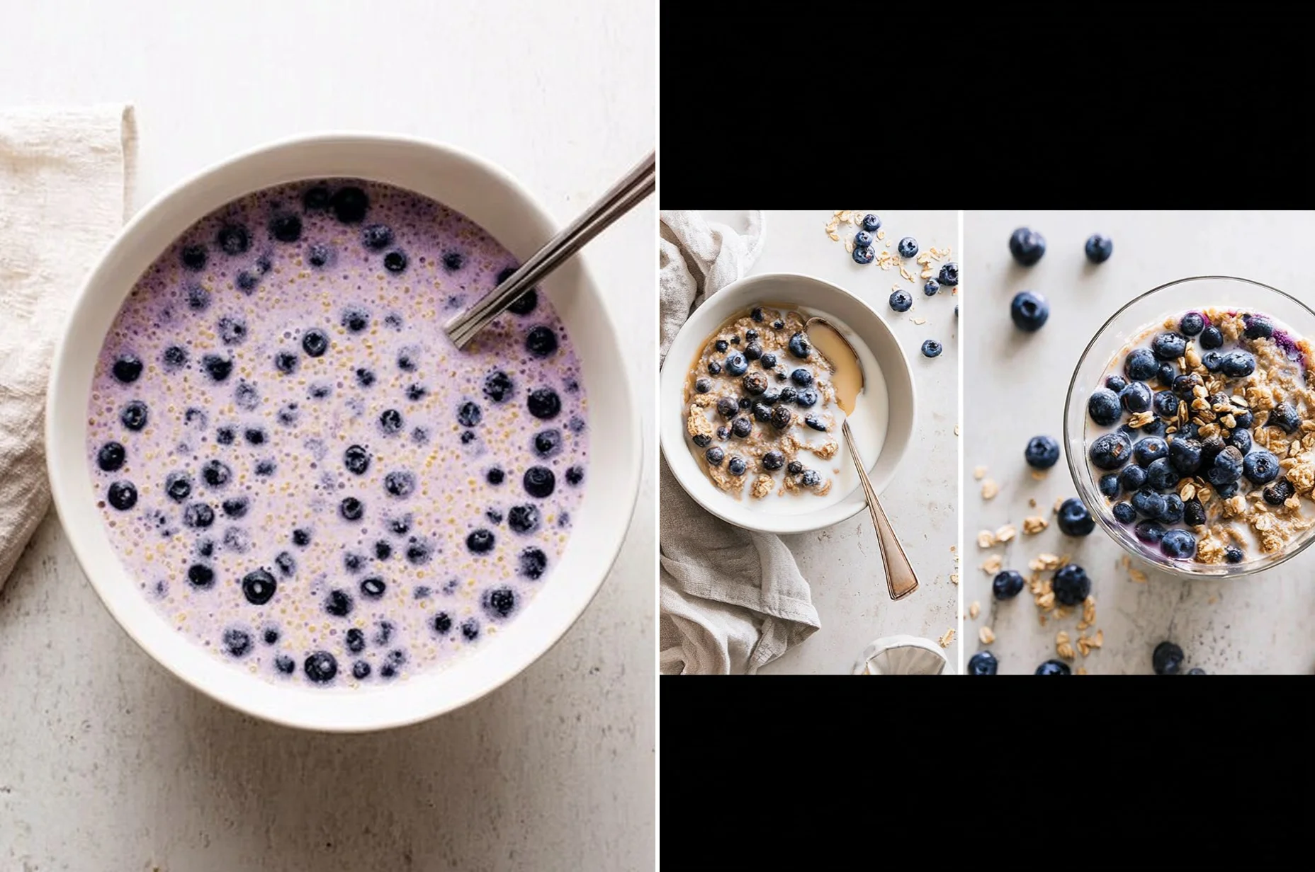Blueberry Overnight Oats (5-Ingredient, Meal-Prep)