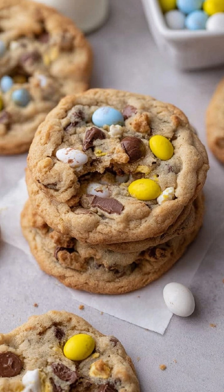 Brown Butter Cadbury Mini Egg Cookies