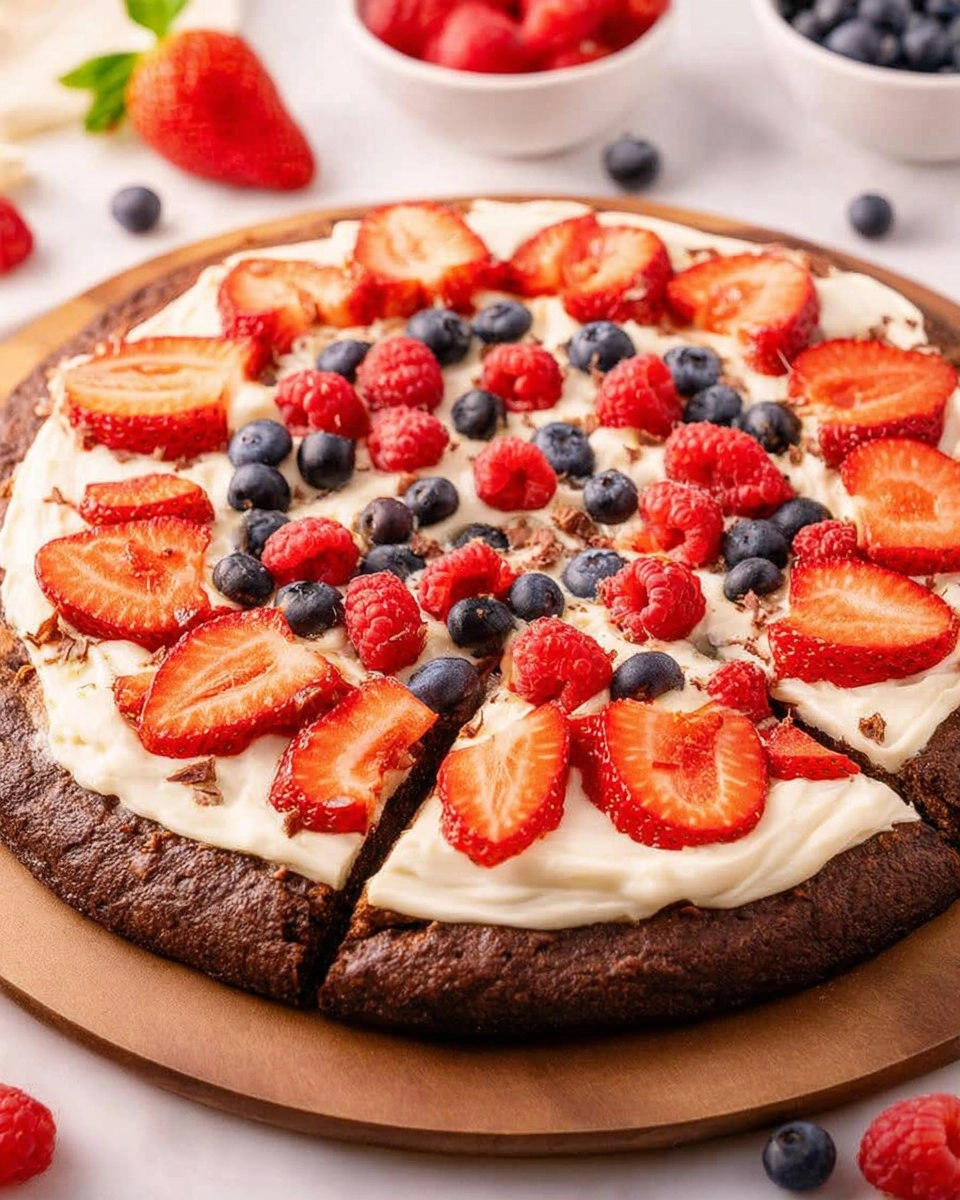 Brownie Pizza