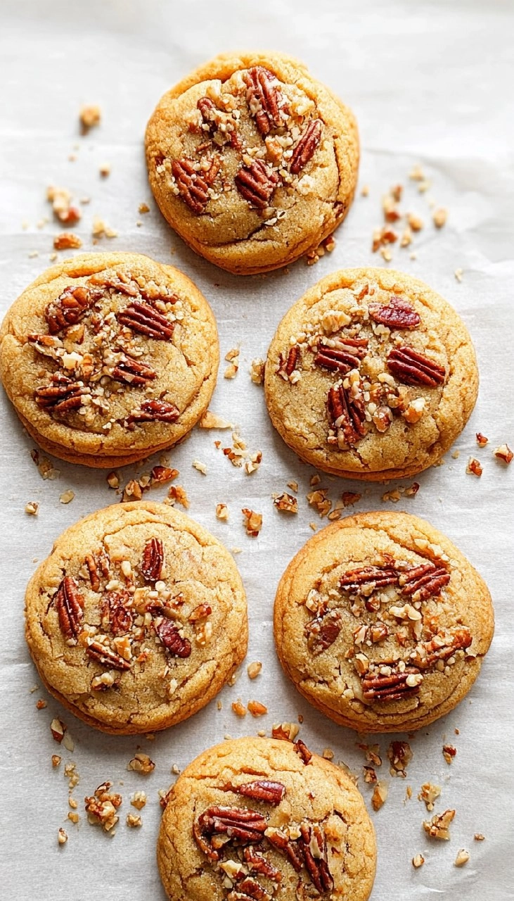 Butter Pecan Melt-Away Cookies