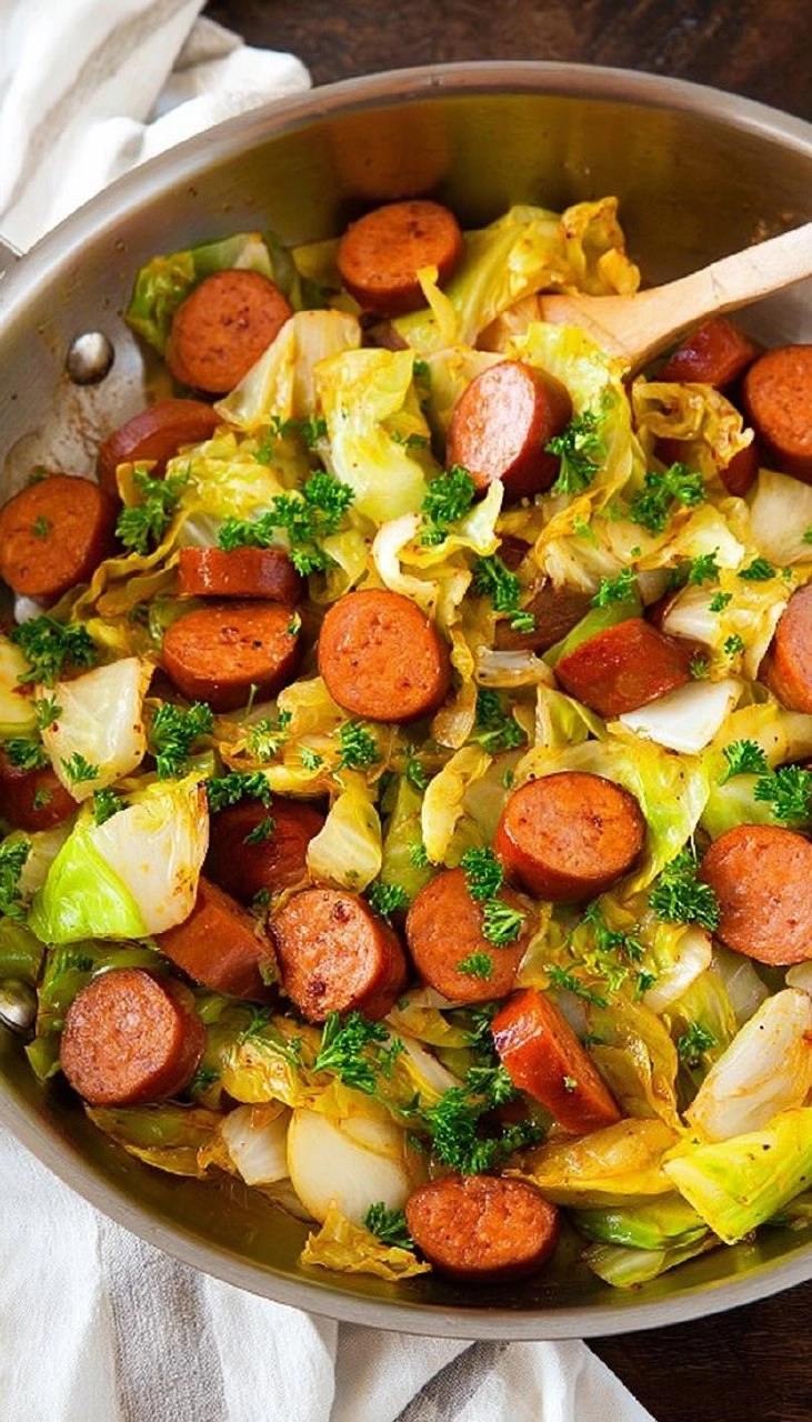 Cabbage and Sausage Skillet