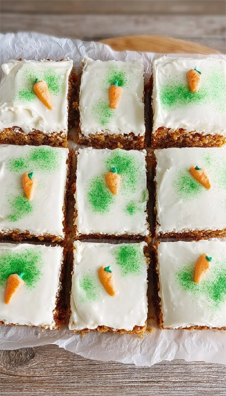 Carrot Cake Bars with Cream Cheese Frosting