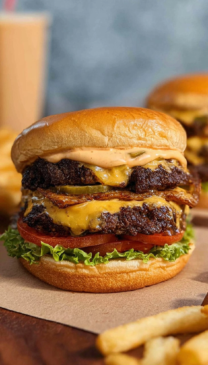 Classic Smash Burgers | Double Patty with Crispy Edges & Special Sauce