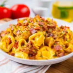Crockpot-Bacon-Cheeseburger-Tortellini-Recipe