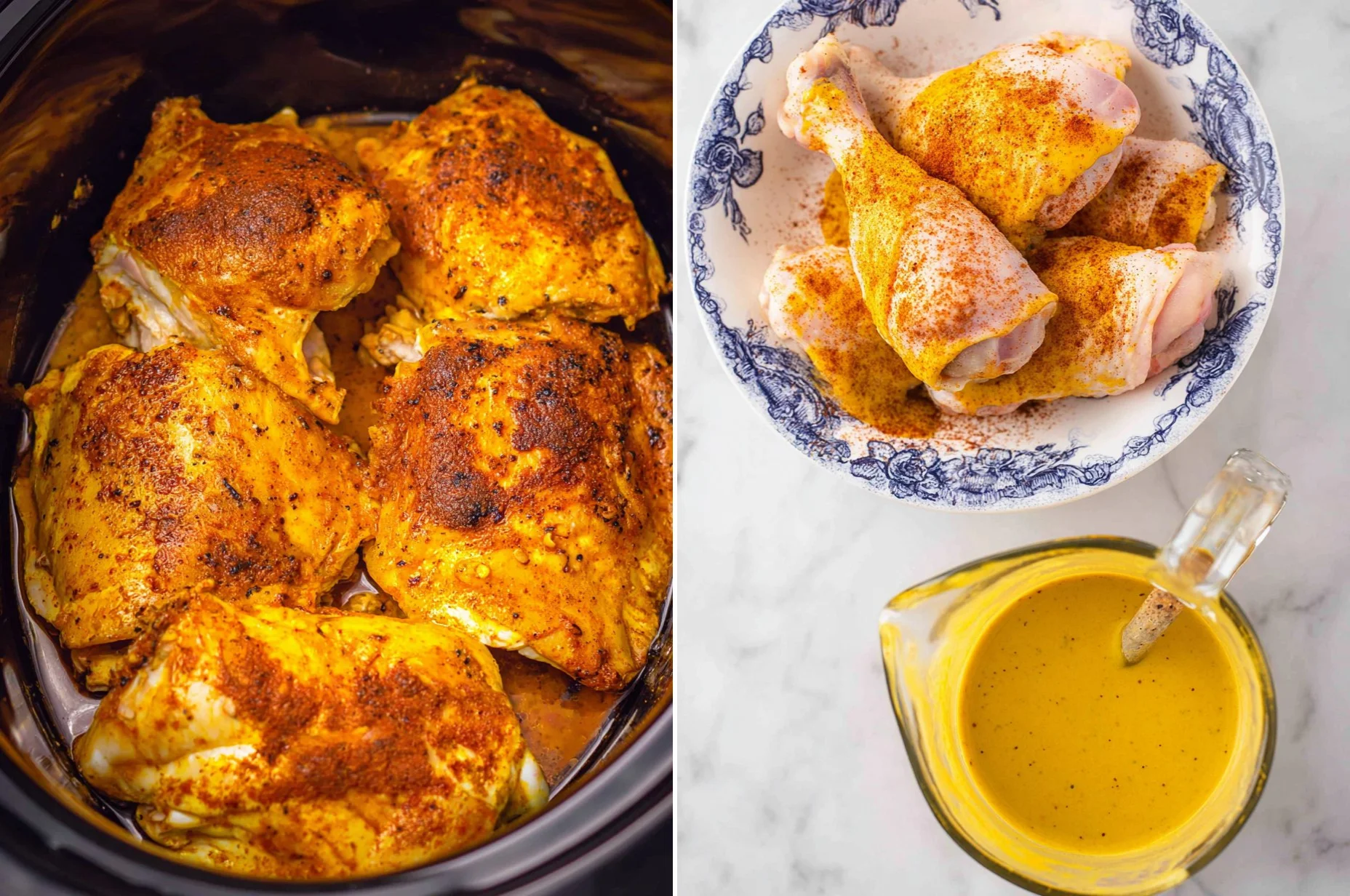 Crockpot Carolina Gold Bbq Chicken Thighs