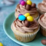 Easter-Nest-Cupcakes-Vanilla-Sponge-with-Chocolate-Buttercream-Mini-Eggs-Recipe