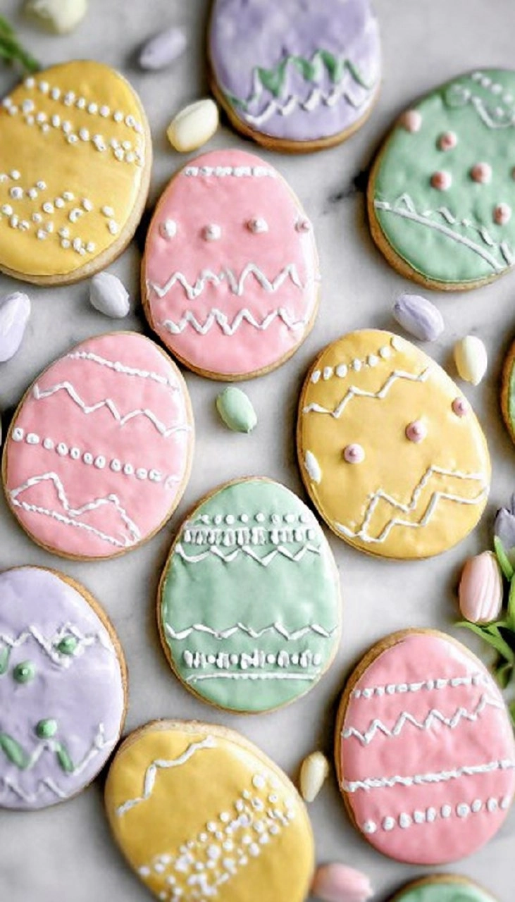 Easter Sugar Cookies with Royal Icing | Decorated Spring Cookie Recipe
