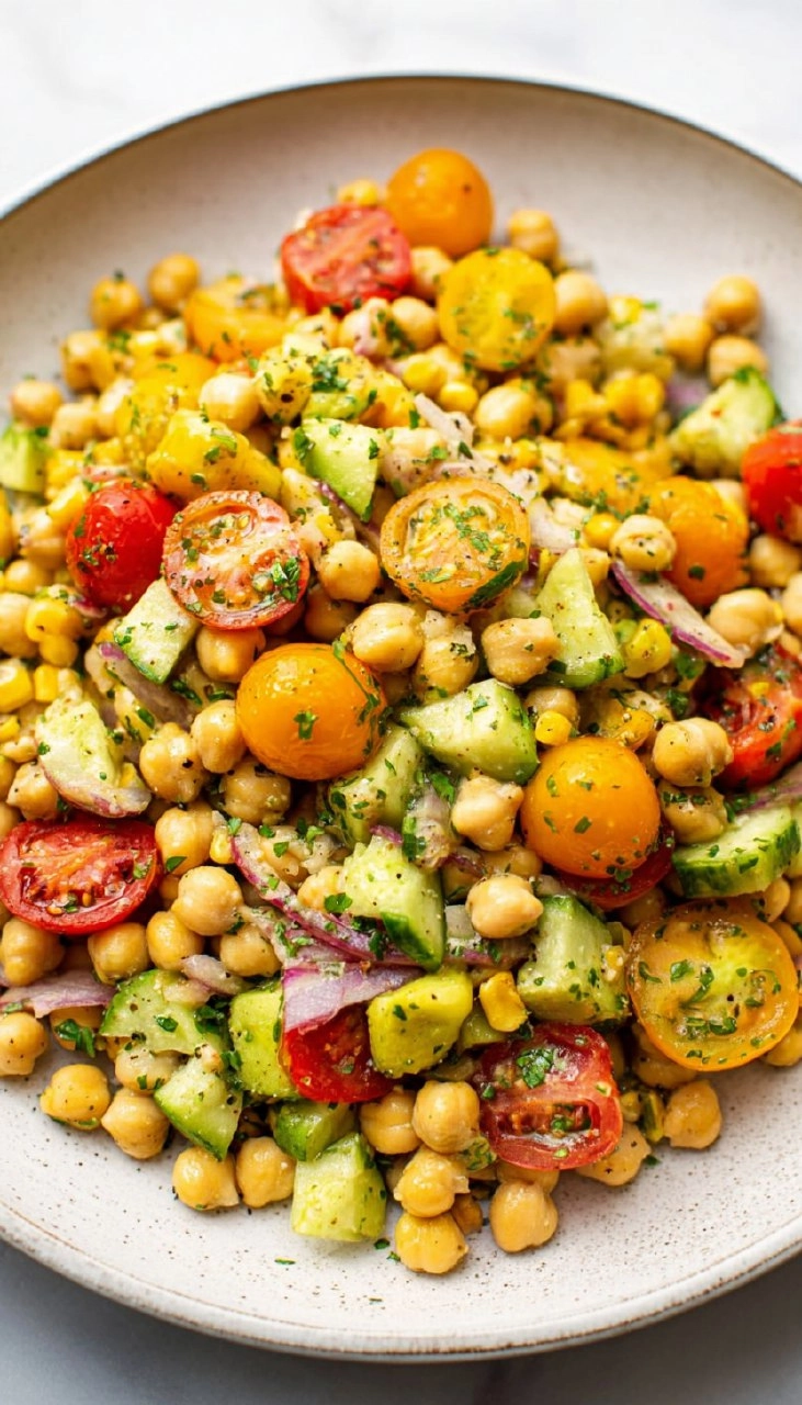Easy Chickpea Salad