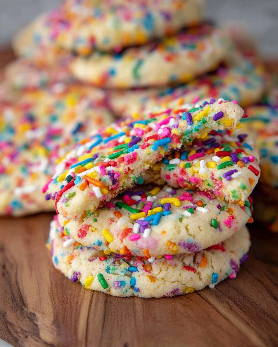 Easy Confetti Cookies 