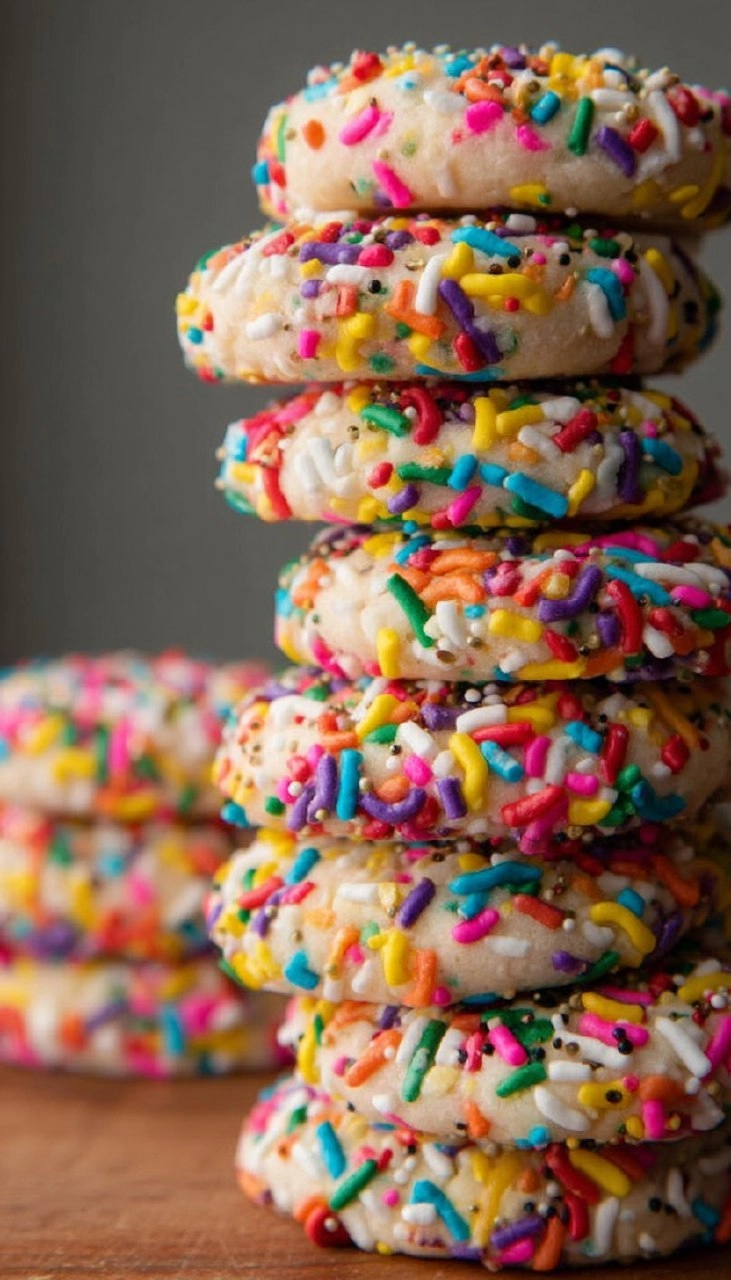 Easy Confetti Cookies 