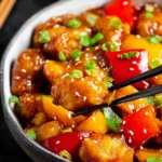 Easy-Sweet-and-Sour-Chicken-Healthy-One-Skillet-Recipe-Recipe