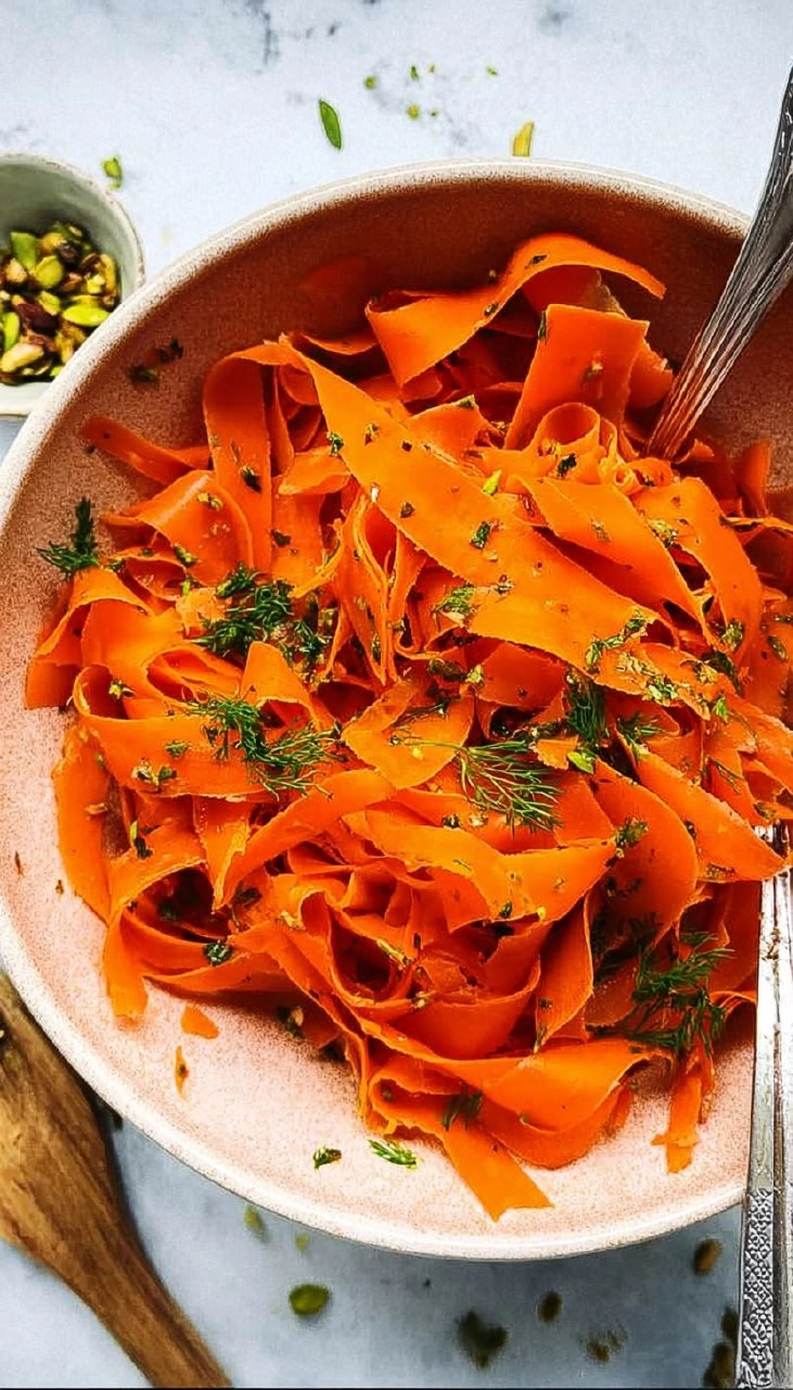 Fresh Carrot Ribbon Salad