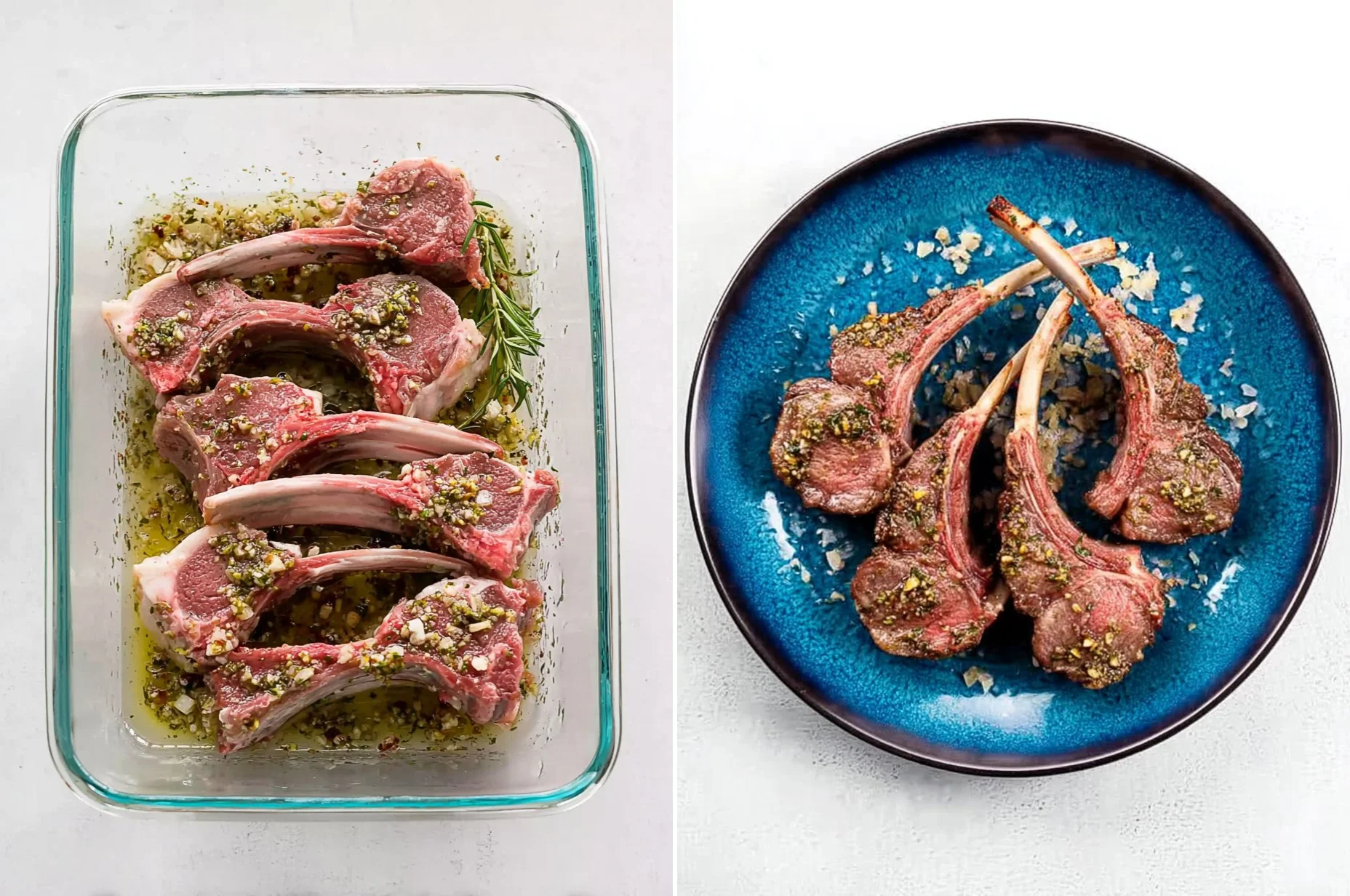 Garlic & Herb Crusted Lamb Chops (Easter Centerpiece)