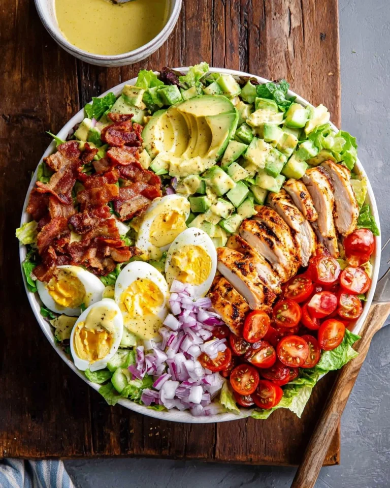 Healthy-Grilled-Chicken-Cobb-Salad-with-Honey-Dijon-Dressing-Recipe