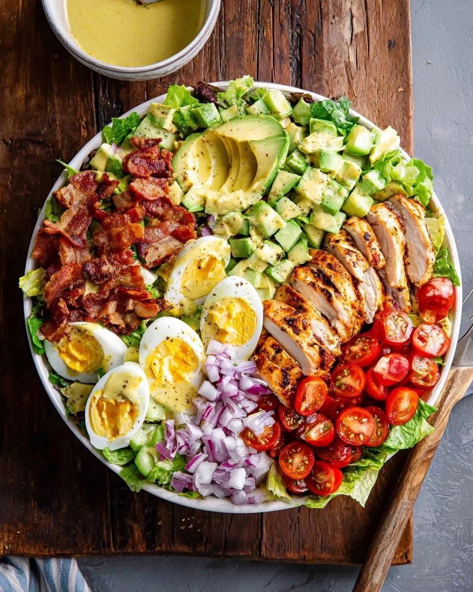 Healthy-Grilled-Chicken-Cobb-Salad-with-Honey-Dijon-Dressing-Recipe