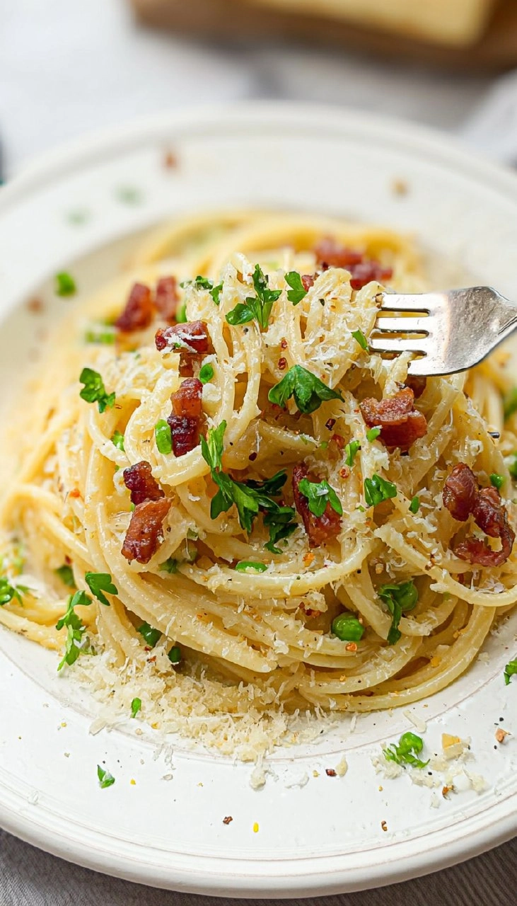 Homemade Spaghetti Carbonara | Authentic Roman 5-Ingredient Pasta