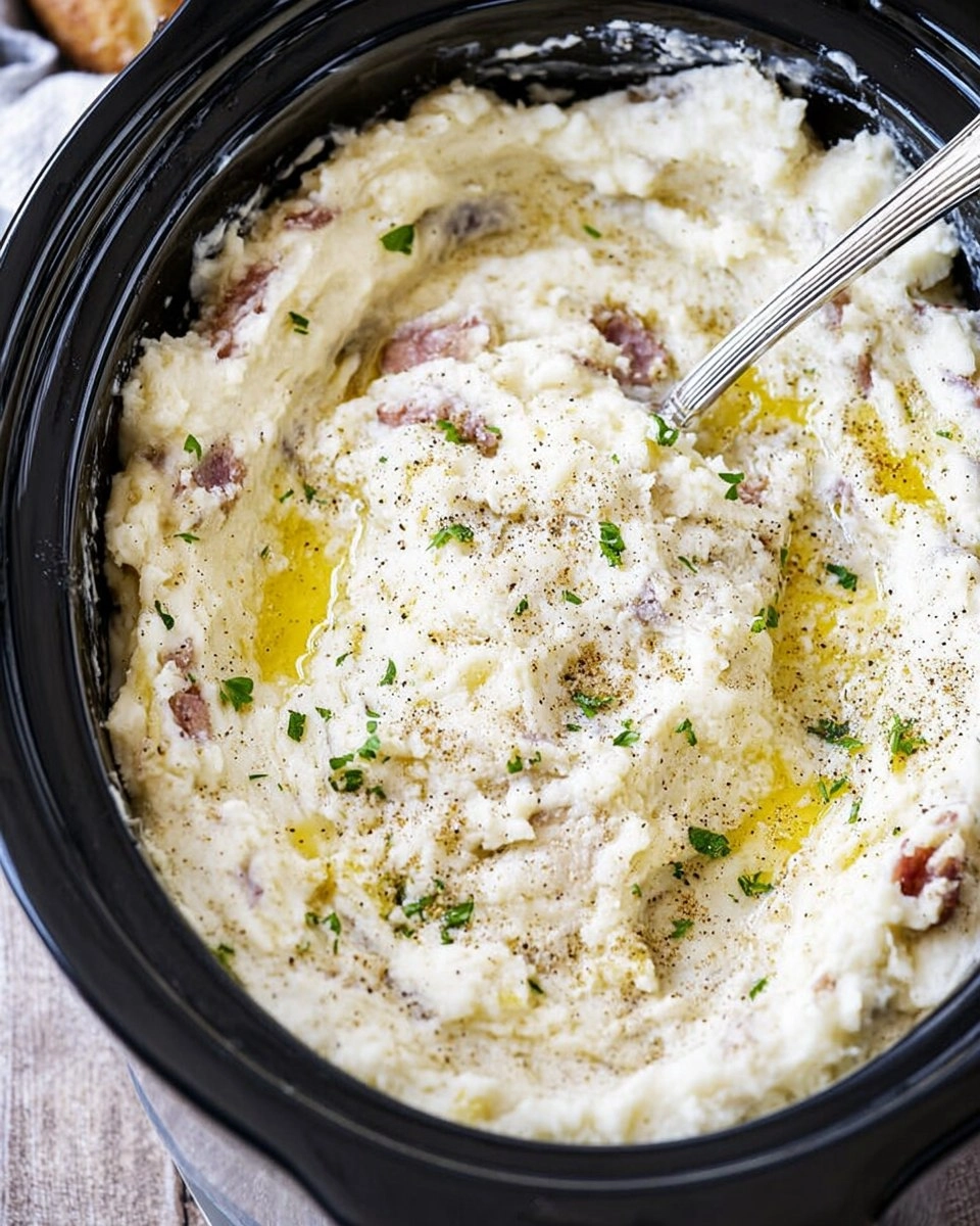 Make Ahead Crockpot Mashed Potatoes