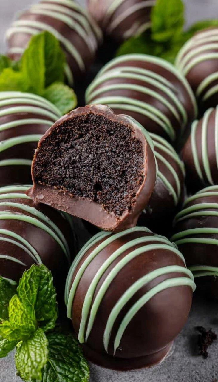 Mint Oreo Truffles